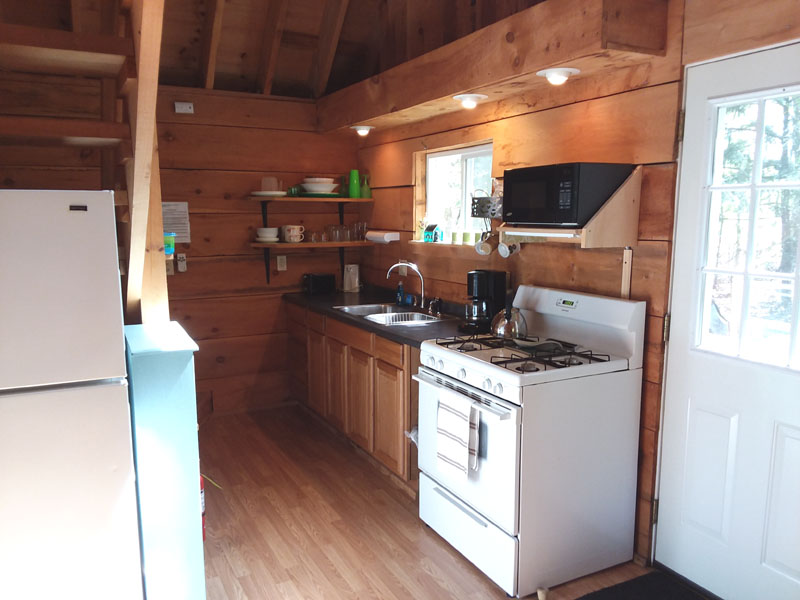 Kitchen - Lakeview Cabin